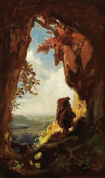 Gnom, die Eisenbahn betrachtend (Carl Spitzweg)