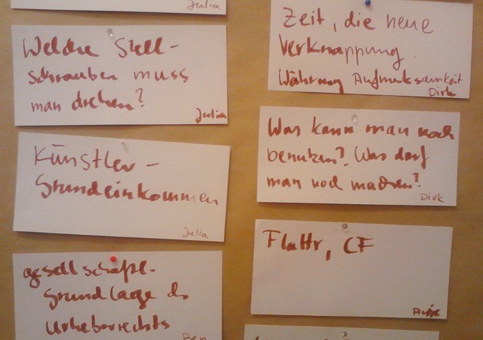 Barcamp Urheberrecht Mitschriften