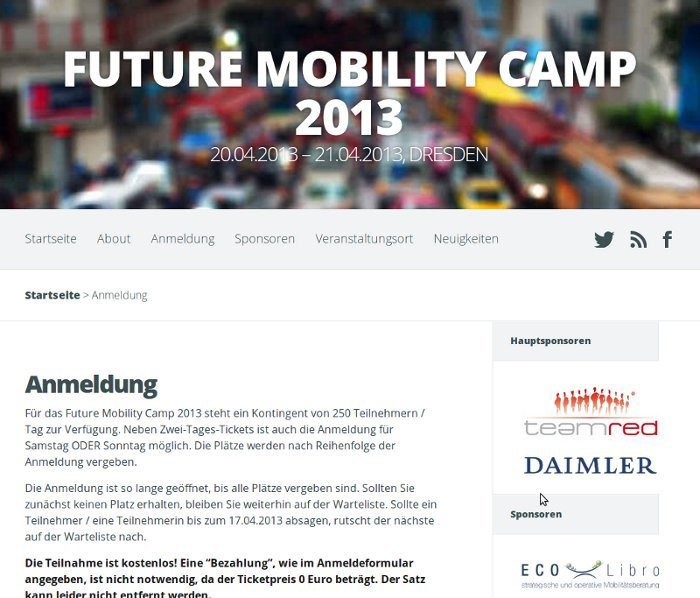 Future Mobility Camp Dresden