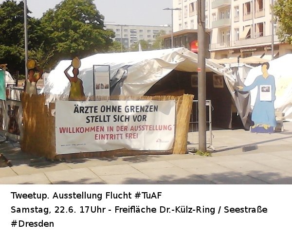 Tweetup Ausstellung Flucht 22.06. 17Uhr #TuAF