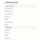 Neu im Blog, die Linksammlung im Blogfeed